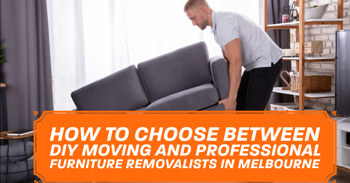 How to Choose Between DIY Moving and Professional Furniture Removalists in Melbourne