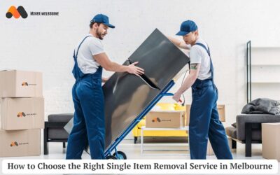 How to Choose the Right Single Item Removal Service in Melbourne
